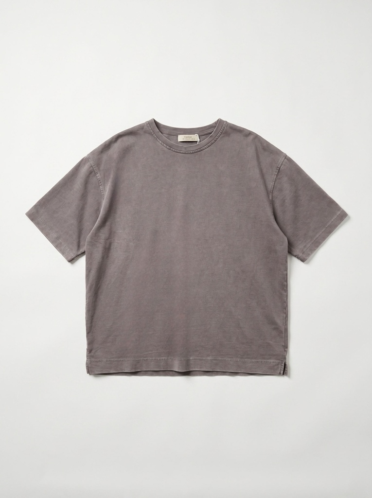 T-shirt oversize délavé - Chocolate
