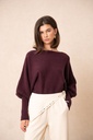 Pull en viscose - Bordeaux