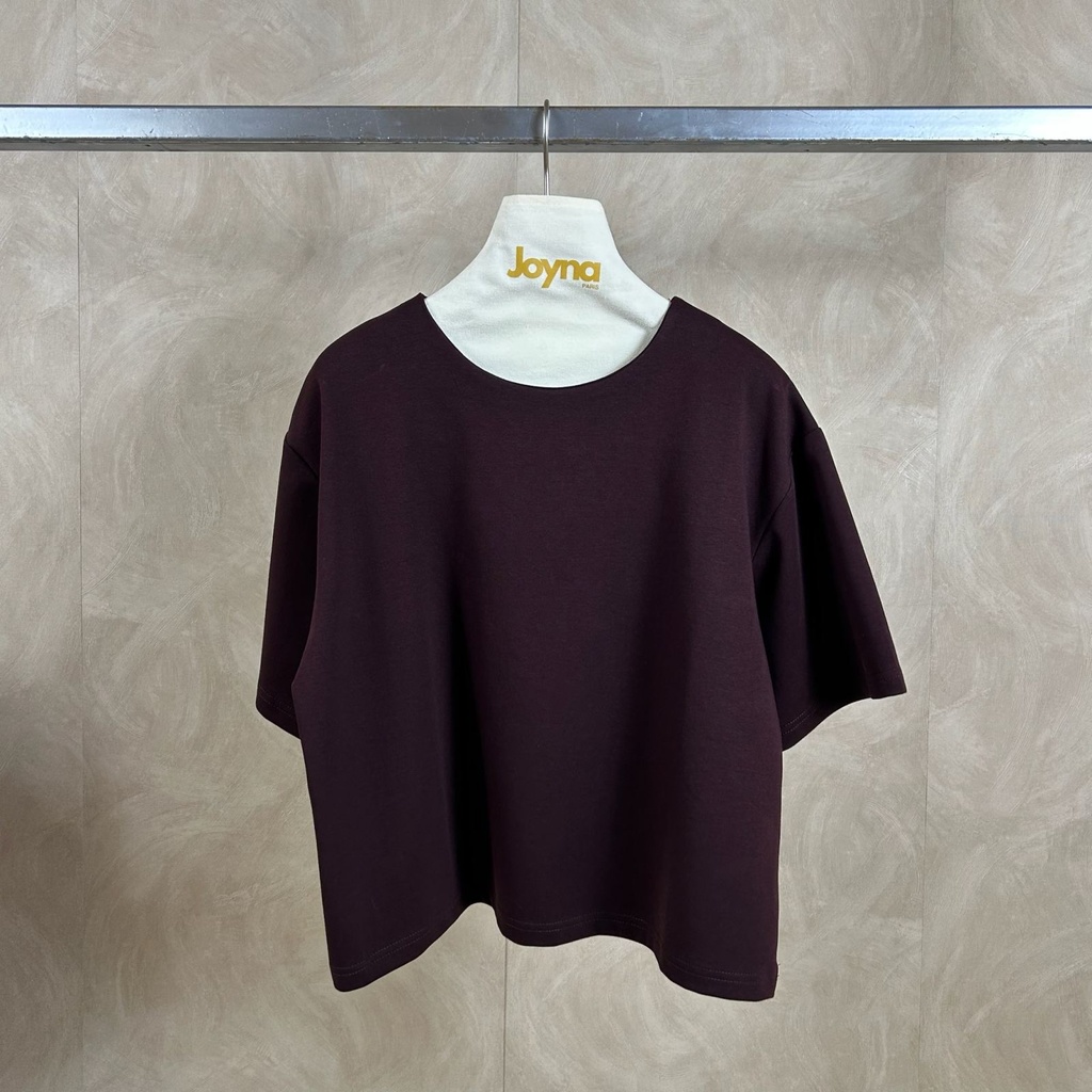 T-shirt ultra doux - Joy - prune