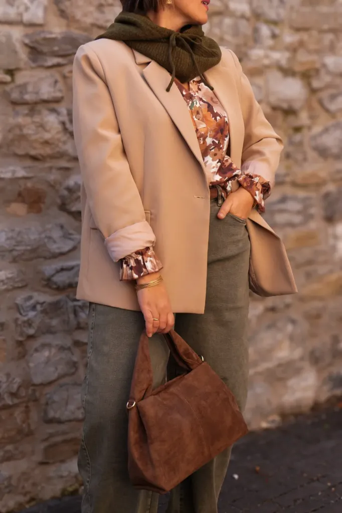 Blazer oversize - Sam - Taupe