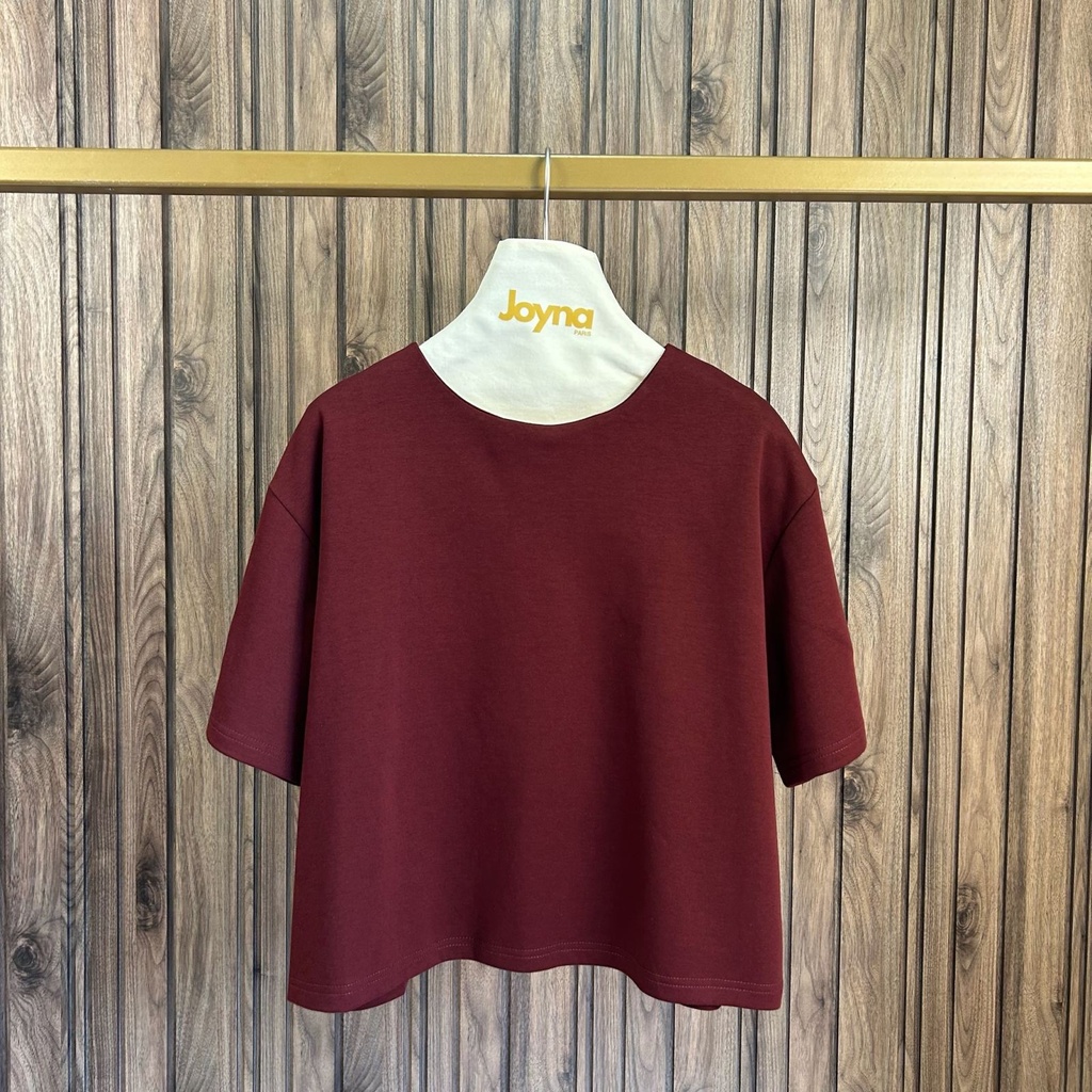 T-shirt ultra doux - Joy - bordeaux