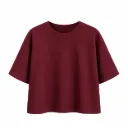 T-shirt ultra doux - Joy - bordeaux