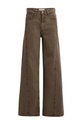 Jean taille haute à coupe large (L34) - YAYA - Cocoa Brown