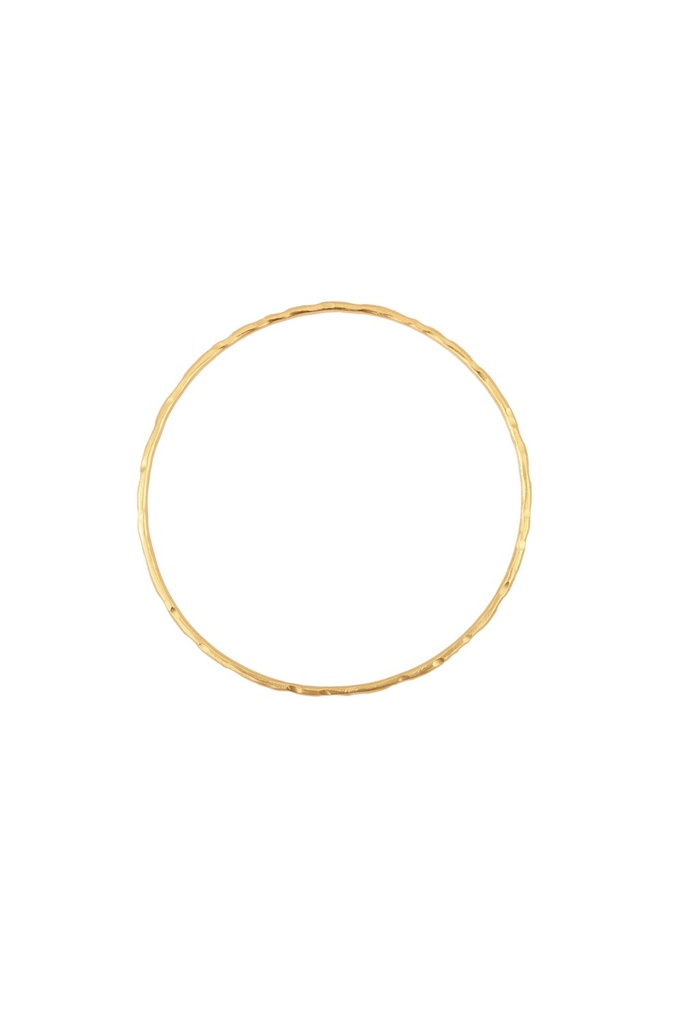 Bracelet jonc martelé - Kharmari - Soleil