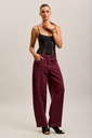 Jeans ballon - Bordeaux