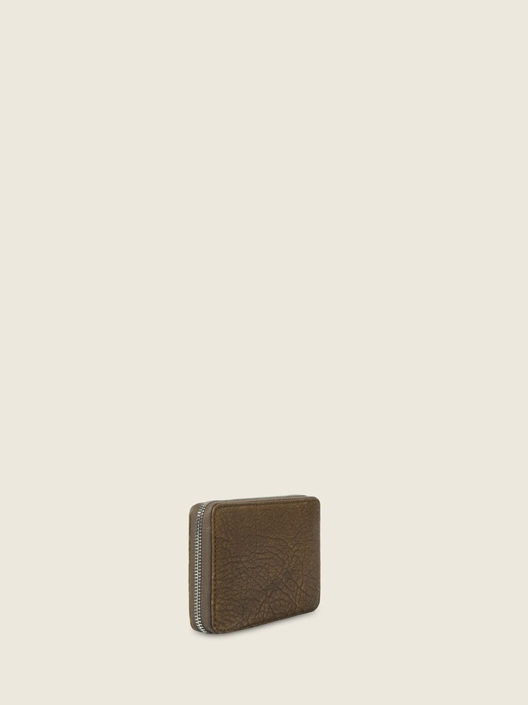 Portefeuille Paul Marius Alice en cuir vert kaki vintage