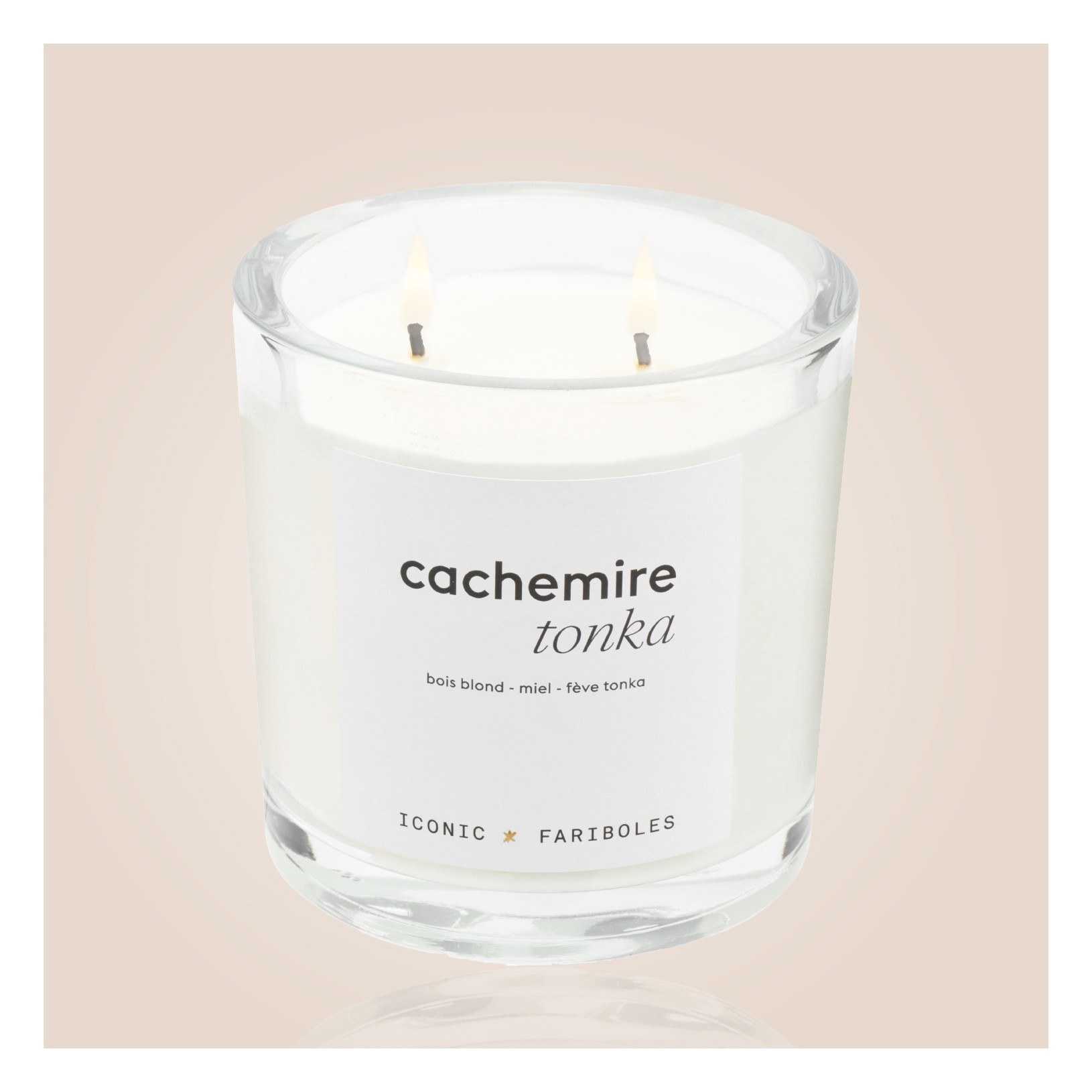 Bougie Iconic FARIBOLES - Cachemire Tonka  320g
