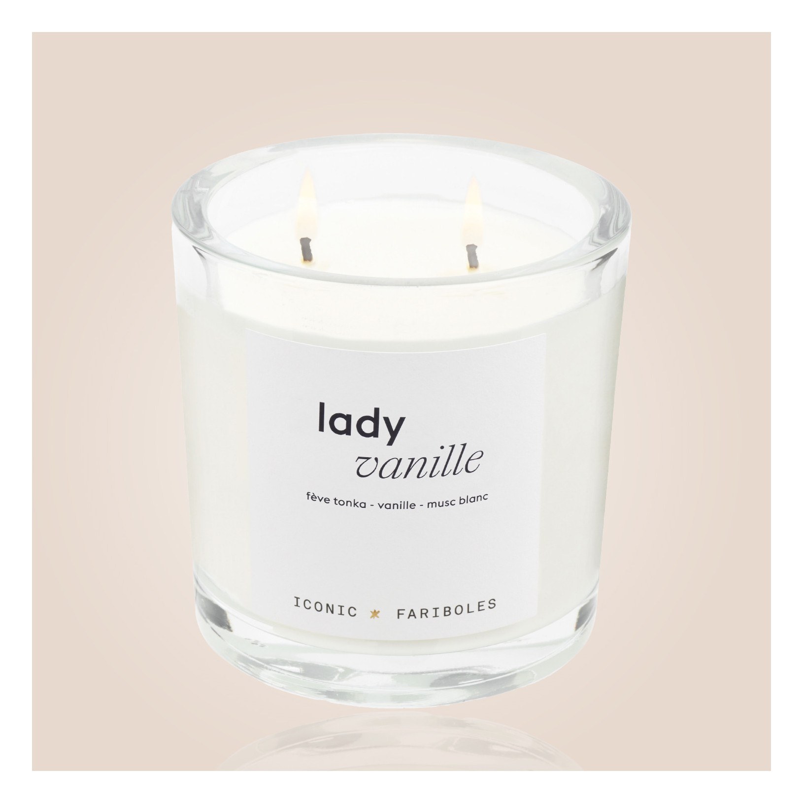 Bougie Iconic FARIBOLES - Lady Vanille 320g