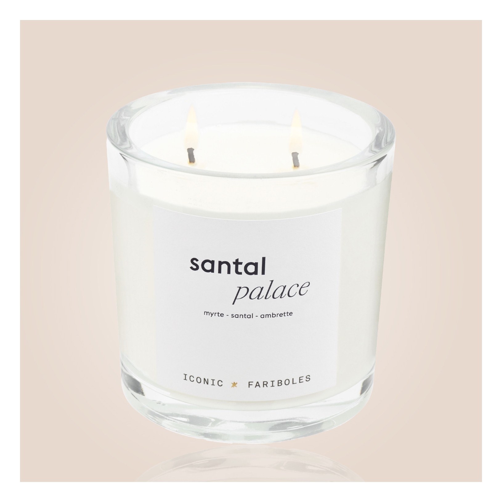 Bougie Iconic FARIBOLES -Santal Palace 320g