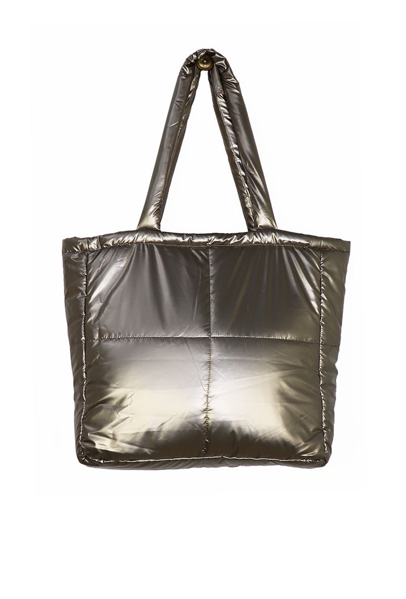 Sac sabas matelassé doré