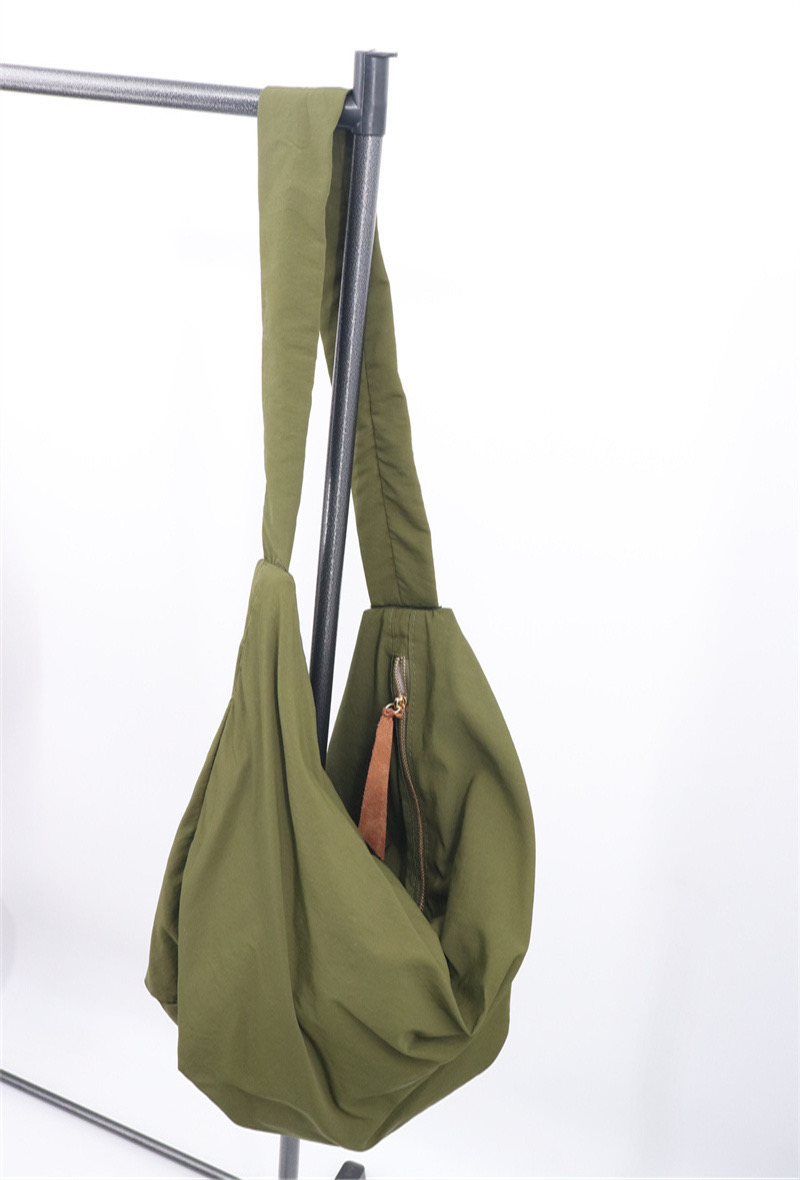 Sac en toile uni - Blandine - kaki