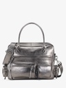 Sac cours multipoches cuir pour femme LeDandy 90's - Acier