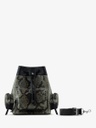 SAC SEAU CUIR NOIR UNISEXE - Paul Marius - LESEAU 90'S - Gris et noir