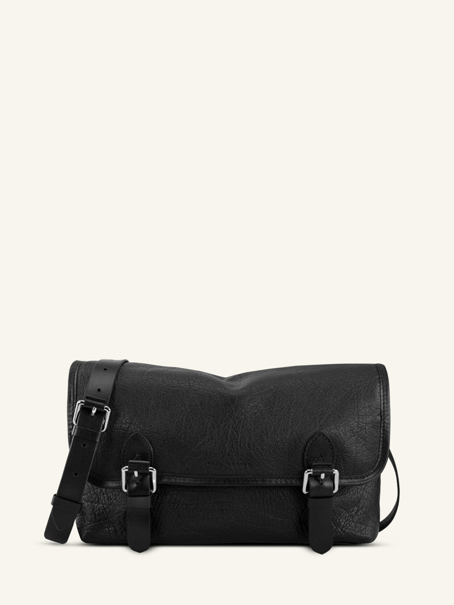 Sac bandoulière en cuir femme - Paul Marius - Loulou - Noir