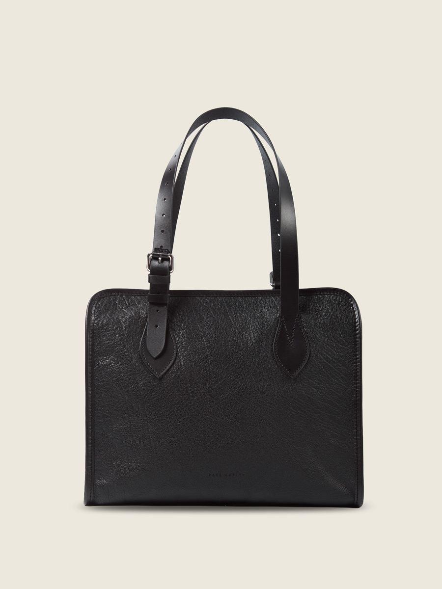 Sac cabas en cuir femme - Paul Marius - LeCabas - Noir