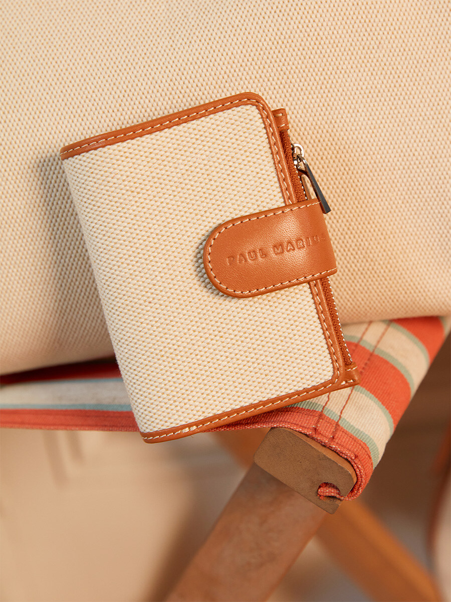 Portefeuille - Valentine - Paul Marius - Escapade - Toile Beige