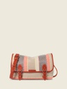 Sac bandoulière en cuir femme - Paul Marius - Loulou Raphia - Multicolore
