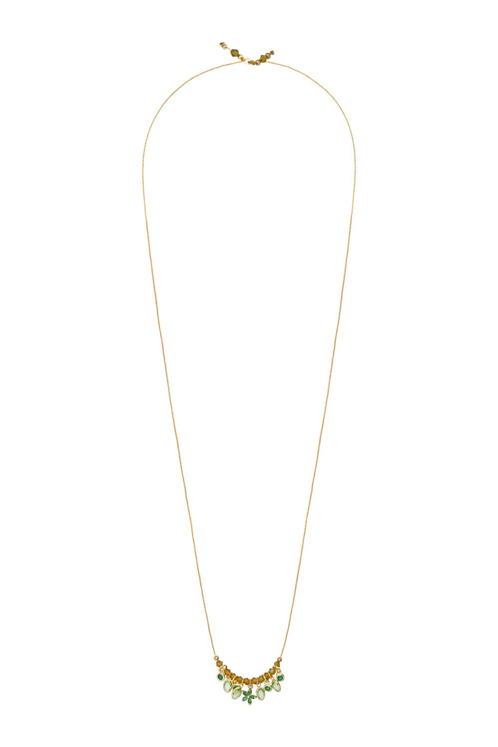 Collier - Kharmari - Dori - Couleurs au Choix (Vert 002)