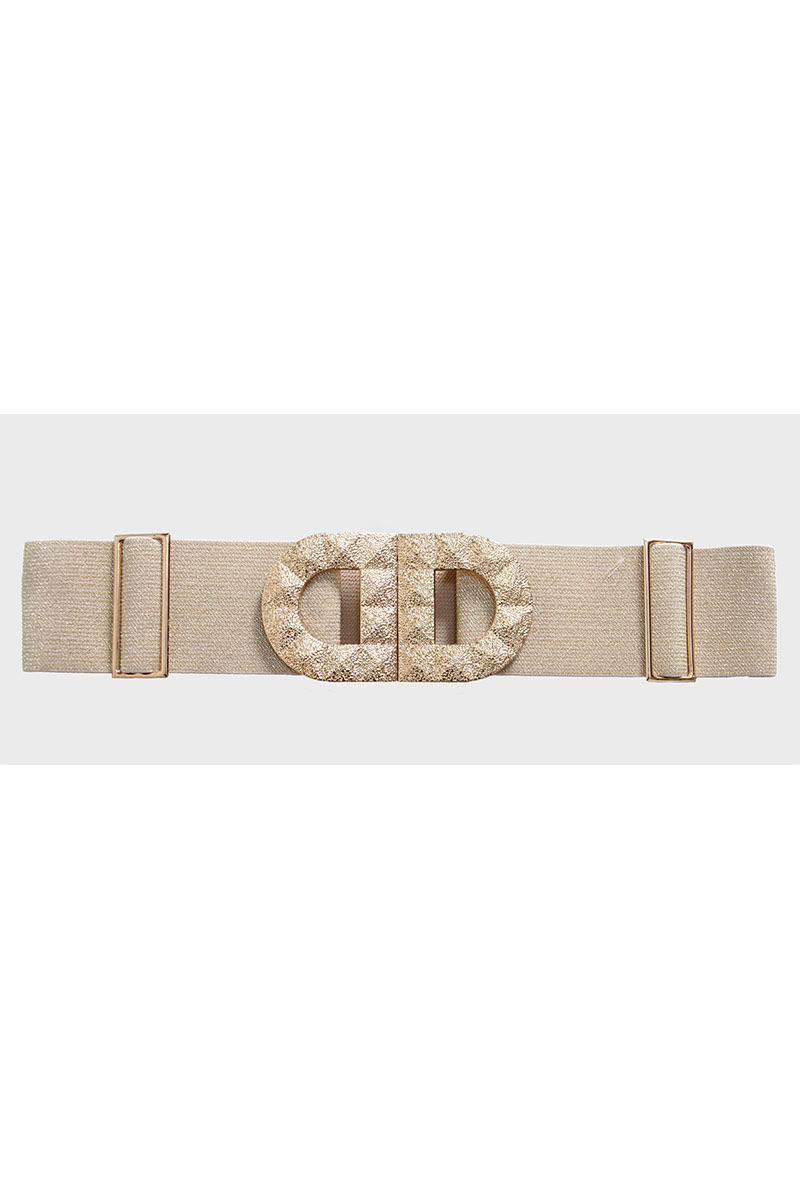 Ceinture élastique - Double D - Dore
