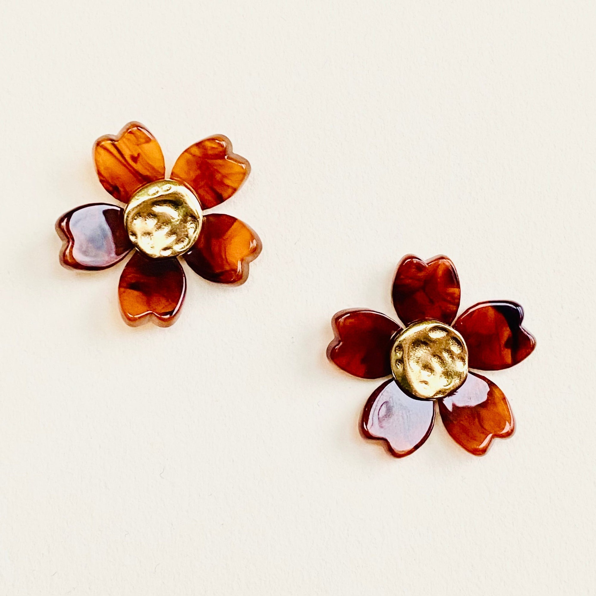 Boucles Flora marron