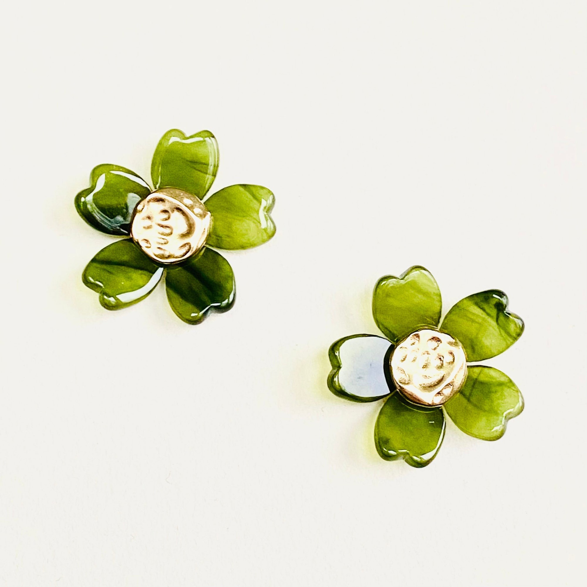 Boucles Flora olive