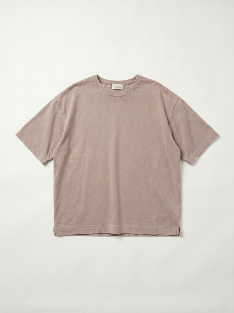 T-shirt oversize délavé - Beige sable