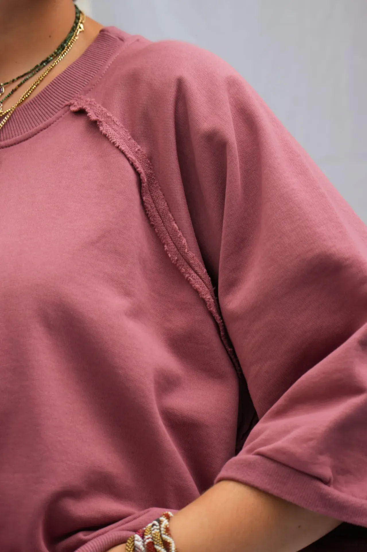 Sweat manches courtes raglan - Mave