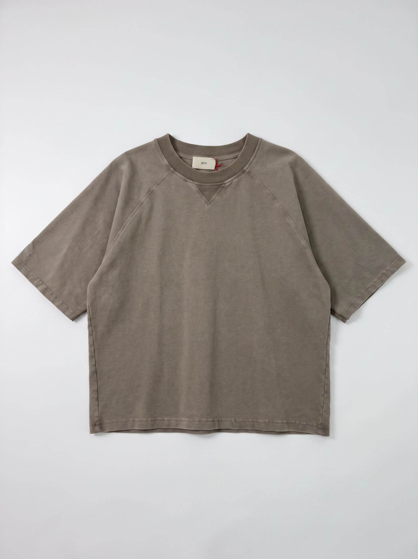T-shirt raglan délavé - Vert Hunter
