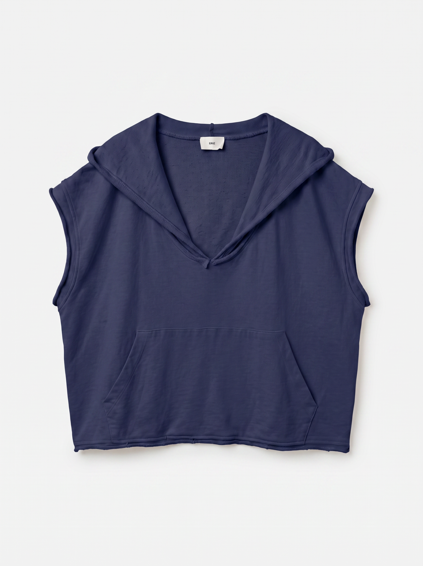 Sweat à capuche sans manches délavé - Copiativo