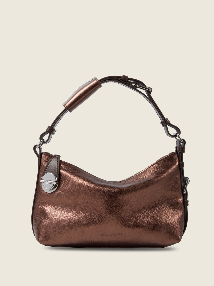 Sac baguette en cuir cuivré - Elliott Baguette