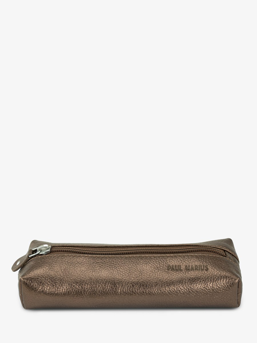LePlumier Cuivré - trousse stylo écolier cuivré