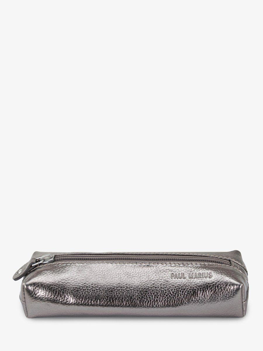 LePlumier Acier - trousse stylo écolier argenté