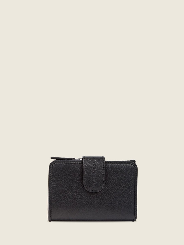 Portefeuille noir Valentine