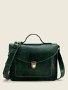 Mademoiselle George 1960 Malachite - sac à main en cuir vert pour femme
