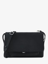 Diane S Noir - sac bandoulière cuir noir femme