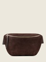 LaBanane Chocolat - sac banane en cuir marron unisexe