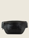 LaBanane Héritage Noir de Jais - sac banane en cuir noir pour femme
