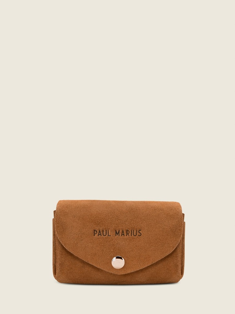 LeGustave Fauve - porte-monnaie en cuir marron
