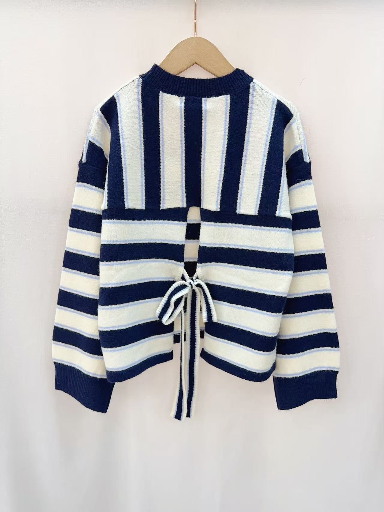 Pull - Marine/beige