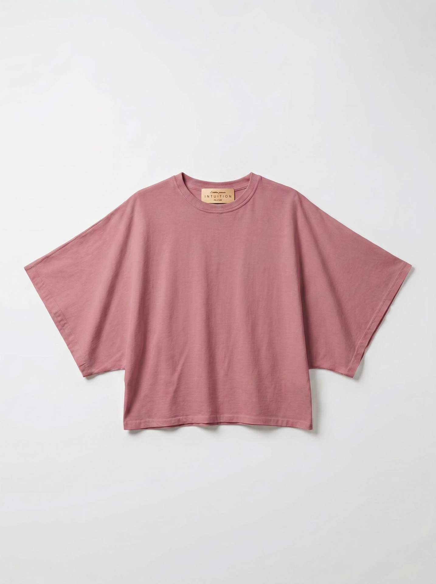 T-shirt en coton manches drapées  - Mave