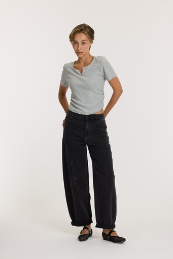 Jeans Balloon / barrel - Noir