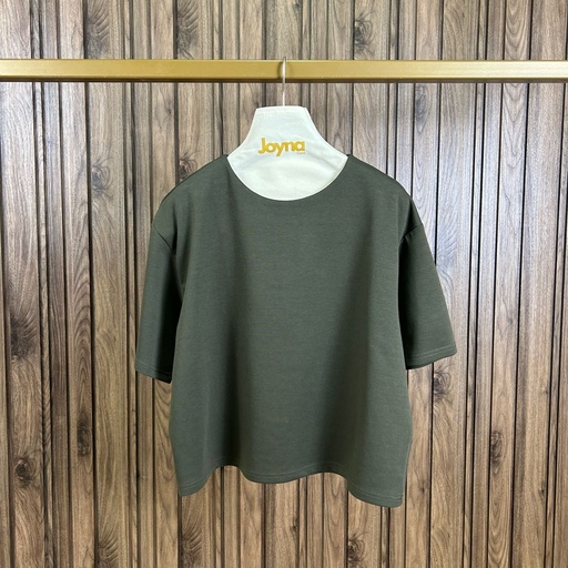 T-shirt ultra doux - Joy - kaki