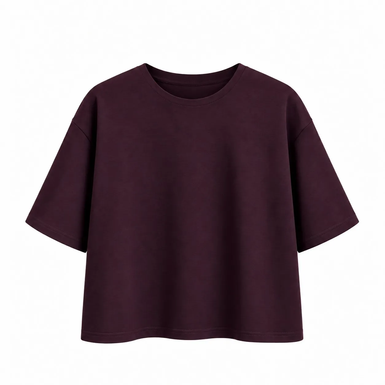 T-shirt ultra doux - Joy - prune