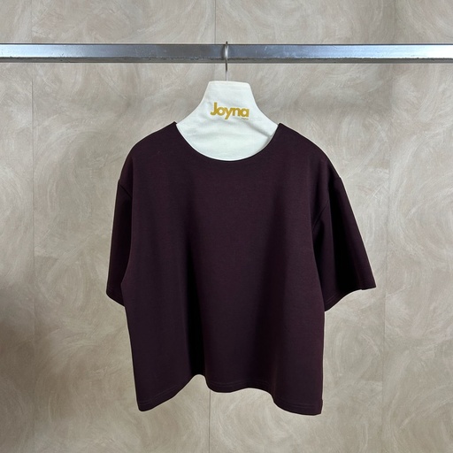 T-shirt ultra doux - Joy - prune