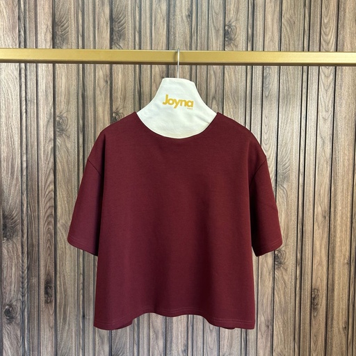 T-shirt ultra doux - Joy - bordeaux