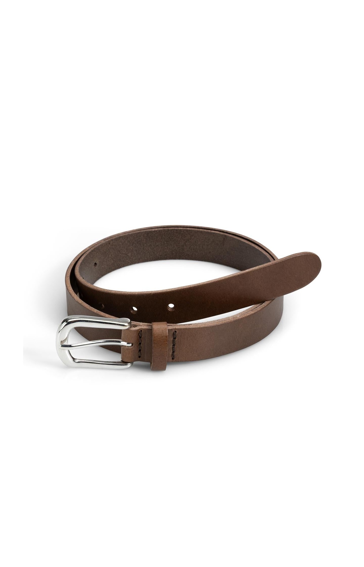 Ceinture en cuir avec boucle classique - YAYA - Delicioso Brown