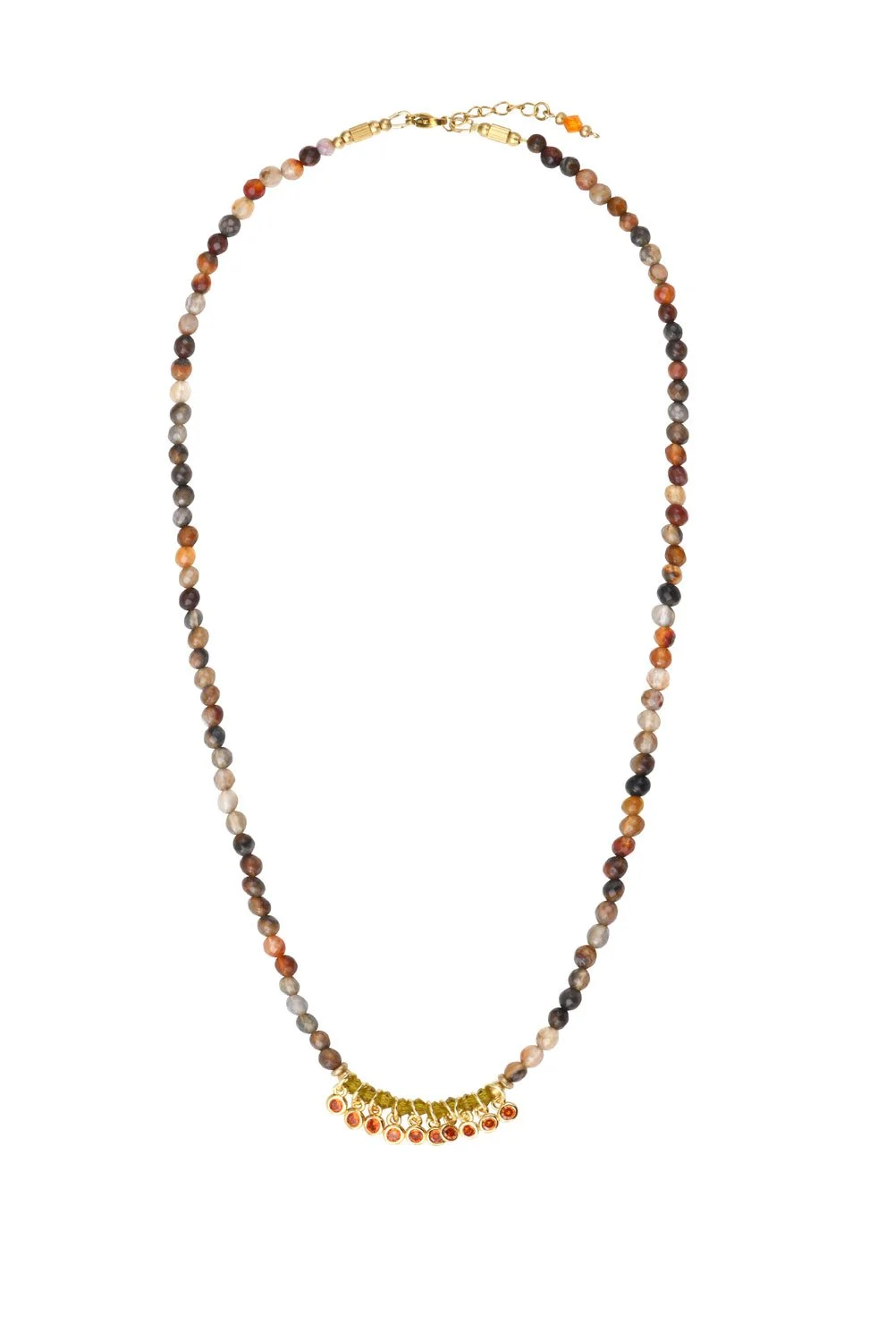 Collier - Kharmari - Diwali Strass Orange