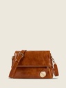 Sac bandoulière Paul Marius Bernadette Pochette en cuir vernis cognac
