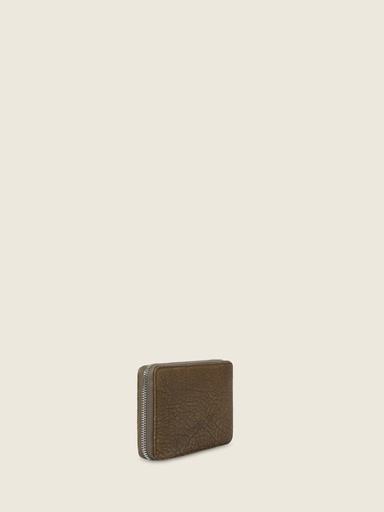 Portefeuille Paul Marius Alice en cuir vert kaki vintage