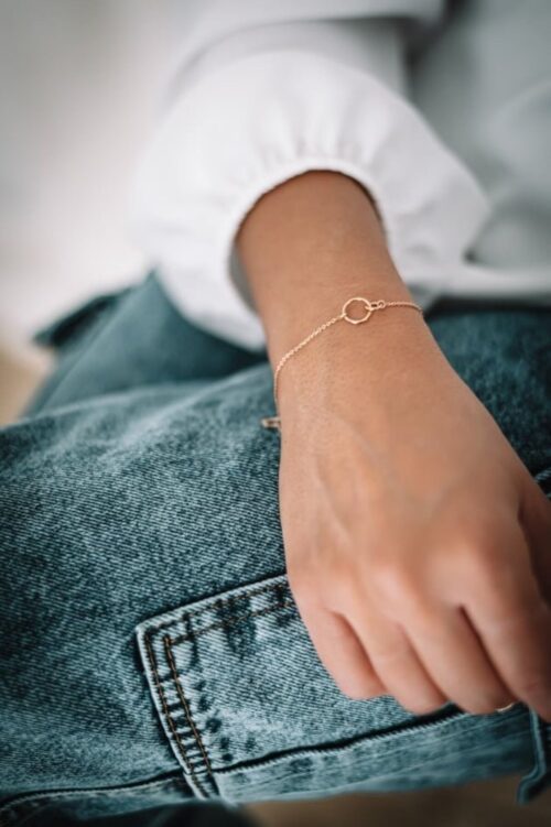 Bracelet plaqué or BY 164 - Athena